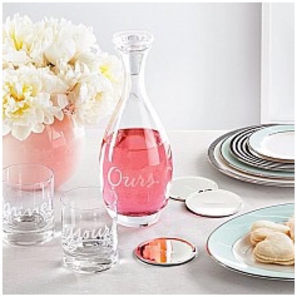 🚨SALE Kate Spade Two of a Kind Ours Decanter - Picture 2 of 7